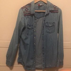 H&M denim shirt